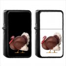 451 Turkey - (1pcs) Oil Windproof Black Emoji Emoticon Lighters