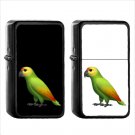 465 Parrot - (1pcs) Oil Windproof Black Emoji Emoticon Lighters
