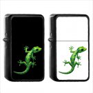 469 Lizard - (1pcs) Oil Windproof Black Emoji Emoticon Lighters