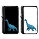 473 Sauropod - (1pcs) Oil Windproof Black Emoji Emoticon Lighters
