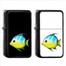479 Tropical Fish - (1pcs) Oil Windproof Black Emoji Emoticon Lighters