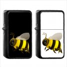 488 Honeybee - (1pcs) Oil Windproof Black Emoji Emoticon Lighters