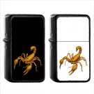 493 Scorpion - (1pcs) Oil Windproof Black Emoji Emoticon Lighters