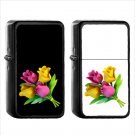 496 Bouquet - (1pcs) Oil Windproof Black Emoji Emoticon Lighters