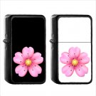 497 Cherry Blossom - (1pcs) Oil Windproof Black Emoji Emoticon Lighters