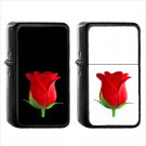 500 Rose - (1pcs) Oil Windproof Black Emoji Emoticon Lighters