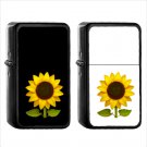 503 Sunflower - (1pcs) Oil Windproof Black Emoji Emoticon Lighters
