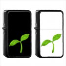 506 Seedling - (1pcs) Oil Windproof Black Emoji Emoticon Lighters