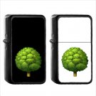 508 Deciduous Tree - (1pcs) Oil Windproof Black Emoji Emoticon Lighters