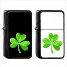 513 Shamrock - (1pcs) Oil Windproof Black Emoji Emoticon Lighters