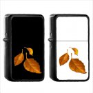 516 Fallen Leaf - (1pcs) Oil Windproof Black Emoji Emoticon Lighters