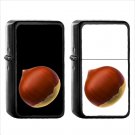 519 Chestnut - (1pcs) Oil Windproof Black Emoji Emoticon Lighters
