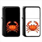 520 Crab - (1pcs) Oil Windproof Black Emoji Emoticon Lighters