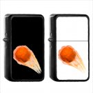 565 Comet - (1pcs) Oil Windproof Black Emoji Emoticon Lighters