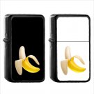 578 Banana - (1pcs) Oil Windproof Black Emoji Emoticon Lighters