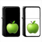 582 Green Apple - (1pcs) Oil Windproof Black Emoji Emoticon Lighters