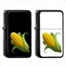 594 Ear Of Maize - (1pcs) Oil Windproof Black Emoji Emoticon Lighters