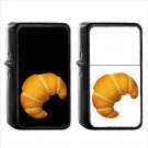 603 Croissant - (1pcs) Oil Windproof Black Emoji Emoticon Lighters