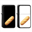 604 Baguette Bread - (1pcs) Oil Windproof Black Emoji Emoticon Lighters