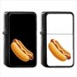 616 Hot Dog - (1pcs) Oil Windproof Black Emoji Emoticon Lighters