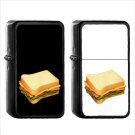 617 Sandwich - (1pcs) Oil Windproof Black Emoji Emoticon Lighters