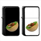 620 Stuffed Flatbread - (1pcs) Oil Windproof Black Emoji Emoticon Lighters