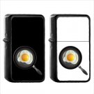621 Cooking - (1pcs) Oil Windproof Black Emoji Emoticon Lighters