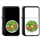 625 Green Salad - (1pcs) Oil Windproof Black Emoji Emoticon Lighters