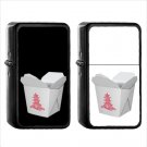645 Takeout Box - (1pcs) Oil Windproof Black Emoji Emoticon Lighters