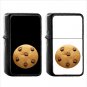 650 Cookie - (1pcs) Oil Windproof Black Emoji Emoticon Lighters