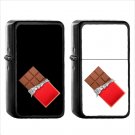 655 Chocolate Bar - (1pcs) Oil Windproof Black Emoji Emoticon Lighters