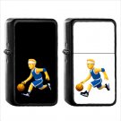 698 Man Ball - (1pcs) Oil Windproof Black Emoji Emoticon Lighters