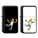 718 Handball - (1pcs) Oil Windproof Black Emoji Emoticon Lighters