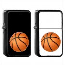 741 Basketball Hoop - (1pcs) Oil Windproof Black Emoji Emoticon Lighters