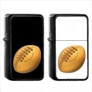 744 Rugby Football - (1pcs) Oil Windproof Black Emoji Emoticon Lighters