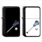 751 Lacrosse Stick Ball - (1pcs) Oil Windproof Black Emoji Emoticon Lighters