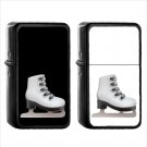757 Ice Skate - (1pcs) Oil Windproof Black Emoji Emoticon Lighters