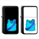 759 Running Shirt Sash - (1pcs) Oil Windproof Black Emoji Emoticon Lighters
