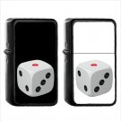 767 Game Die - (1pcs) Oil Windproof Black Emoji Emoticon Lighters