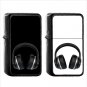 776 Headphone - (1pcs) Oil Windproof Black Emoji Emoticon Lighters