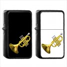 780 Trumpet - (1pcs) Oil Windproof Black Emoji Emoticon Lighters