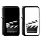 783 Clapper Board - (1pcs) Oil Windproof Black Emoji Emoticon Lighters