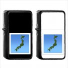 786 Silhouette Of Japan - (1pcs) Oil Windproof Black Emoji Emoticon Lighters
