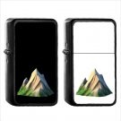 788 Mountain - (1pcs) Oil Windproof Black Emoji Emoticon Lighters