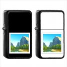 795 National Park - (1pcs) Oil Windproof Black Emoji Emoticon Lighters
