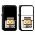 805 European Post Office - (1pcs) Oil Windproof Black Emoji Emoticon Lighters