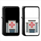 806 Hospital - (1pcs) Oil Windproof Black Emoji Emoticon Lighters