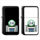 810 Convenience Store - (1pcs) Oil Windproof Black Emoji Emoticon Lighters
