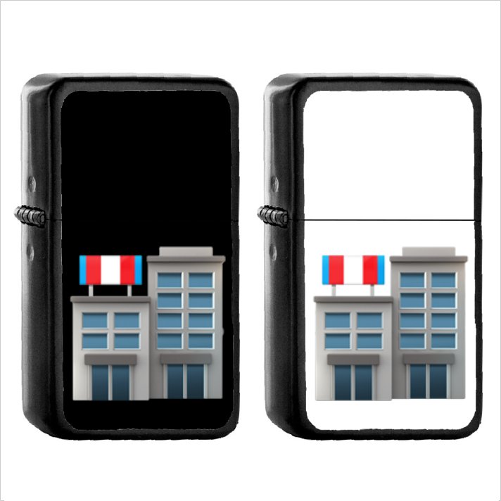 812 Department Store - (1pcs) Oil Windproof Black Emoji Emoticon Lighters