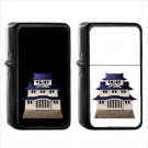 814 Japanese Castle - (1pcs) Oil Windproof Black Emoji Emoticon Lighters